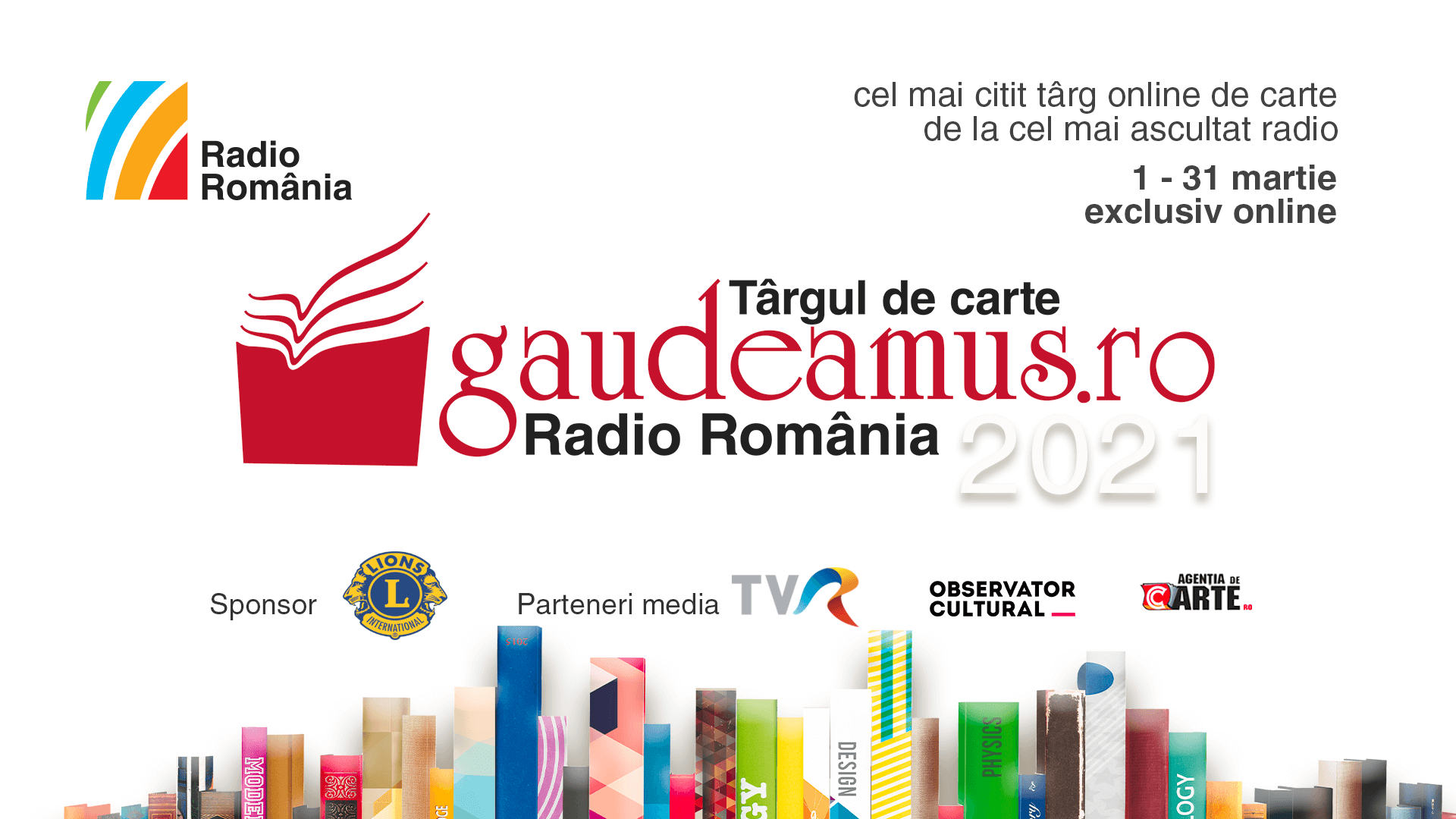 Târgul de Carte Gaudeamus Radio România – ediție online martie 2021